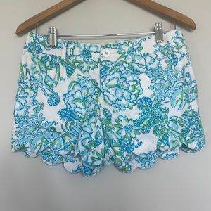 Lilly Pulitzer The Buttercup Shorts Sz 0 Shorts EUC